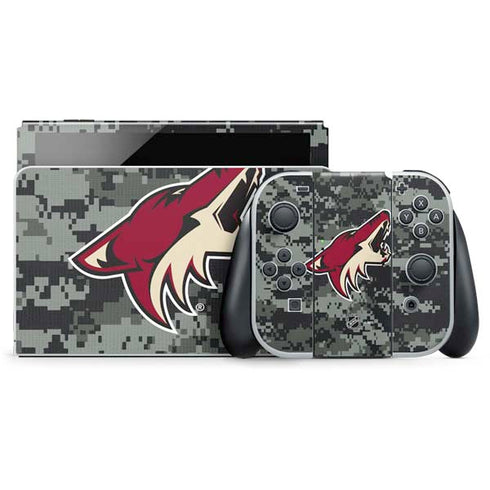 NHL Arizona Coyotes Camo Nintendo Skins