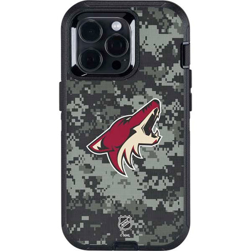 NHL Arizona Coyotes Camo Otterbox Defender iPhone Skin