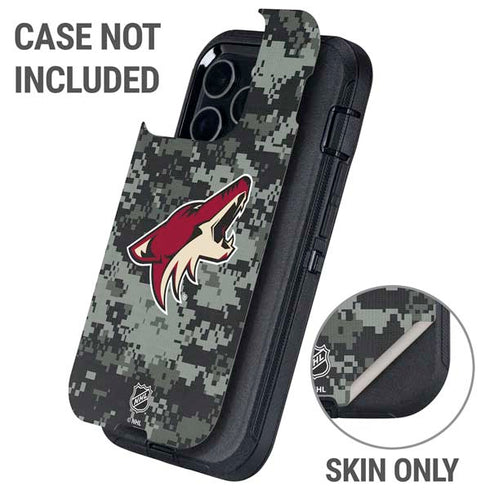 NHL Arizona Coyotes Camo Otterbox Defender iPhone Skin