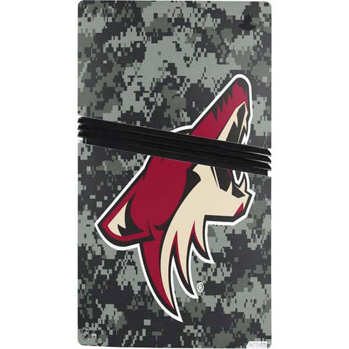 NHL Arizona Coyotes Camo PS5 Pro Bundle Skin