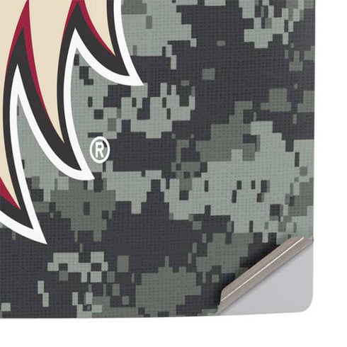 NHL Arizona Coyotes Camo PS5 Pro Console Skin