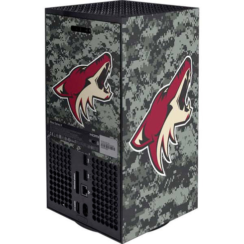 NHL Arizona Coyotes Camo XBox Series X Digital Edition Bundle Skin