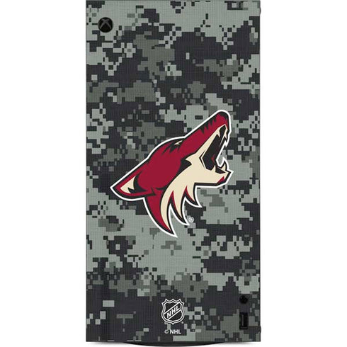 NHL Arizona Coyotes Camo XBox Series X Digital Edition Console Skin