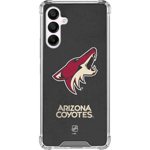 NHL Arizona Coyotes Distressed Galaxy A16 5G Clear Case