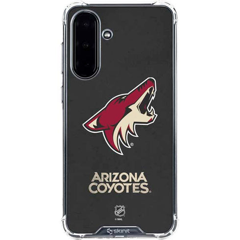 NHL Arizona Coyotes Distressed Galaxy A36 5G Clear Case