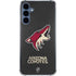 NHL Arizona Coyotes Distressed Galaxy A55 5G Clear Case