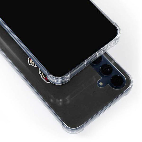 NHL Arizona Coyotes Distressed Galaxy A55 5G Clear Case