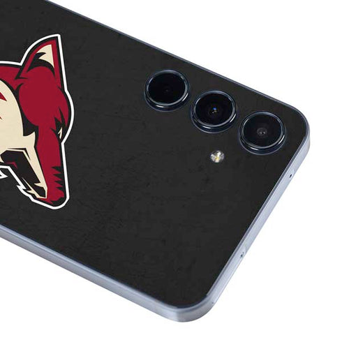 NHL Arizona Coyotes Distressed Galaxy A55 5G Skin