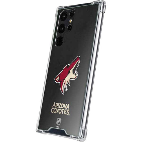 NHL Arizona Coyotes Distressed Galaxy S23 Ultra Clear Case