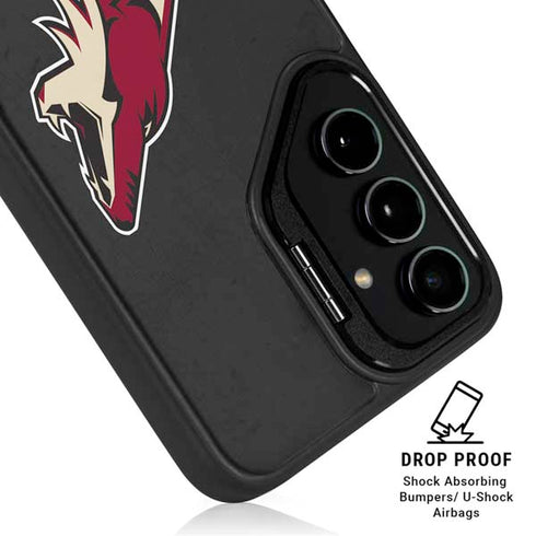 NHL Arizona Coyotes Distressed Galaxy S25 Plus Kickstand Case