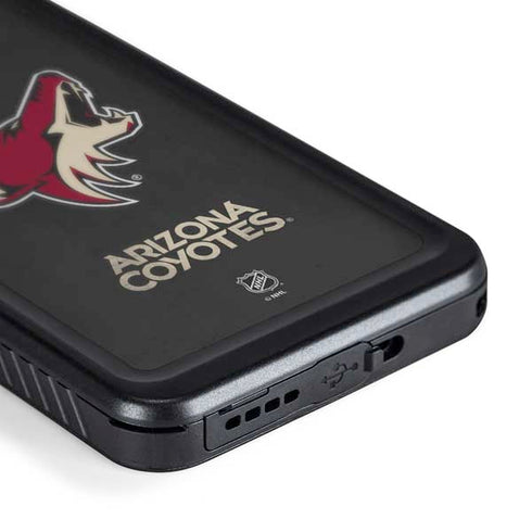 NHL Arizona Coyotes Distressed Galaxy S24 Plus Waterproof Case