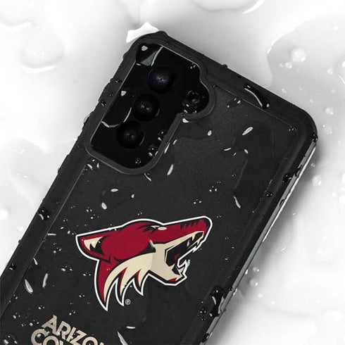 NHL Arizona Coyotes Distressed Galaxy S24 Plus Waterproof Case