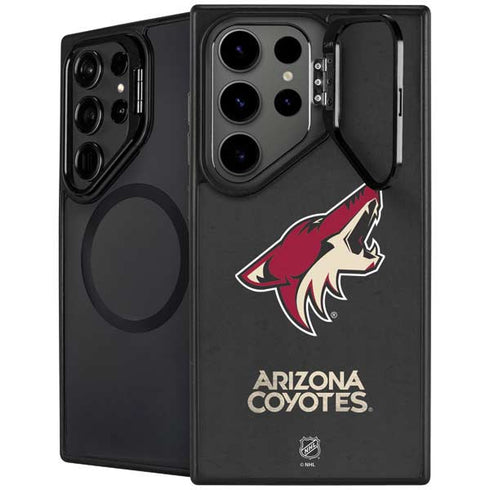 NHL Arizona Coyotes Distressed Galaxy S24 Ultra Kickstand Case
