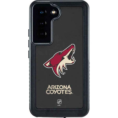 NHL Arizona Coyotes Distressed Galaxy S24 Waterproof Case