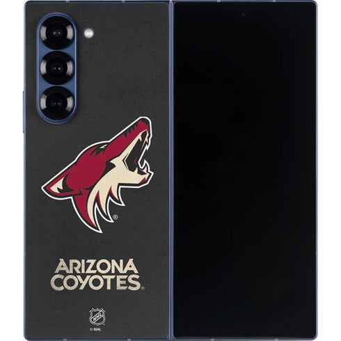 NHL Arizona Coyotes Distressed Galaxy Z Fold6 Skin