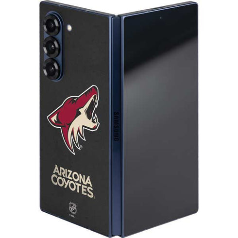 NHL Arizona Coyotes Distressed Galaxy Z Fold6 Skin