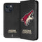 NHL Arizona Coyotes Distressed iPhone 15 Plus Folio Case