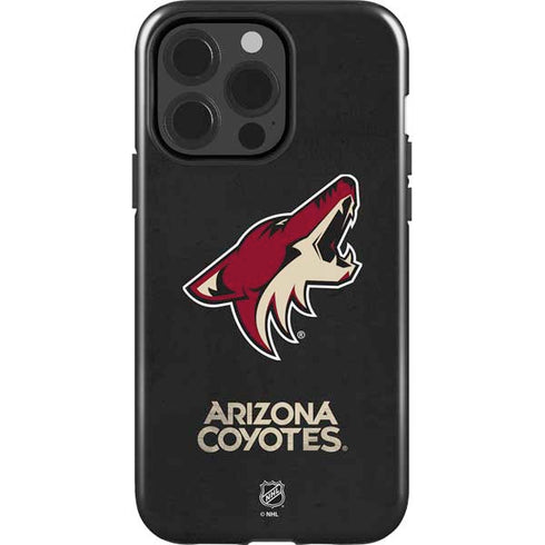 NHL Arizona Coyotes Distressed iPhone 15 Pro Impact Case
