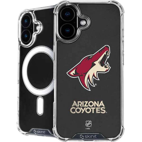 NHL Arizona Coyotes Distressed iPhone 16 MagSafe Case