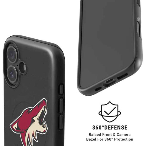 NHL Arizona Coyotes Distressed iPhone 16 Magsafe Impact Case