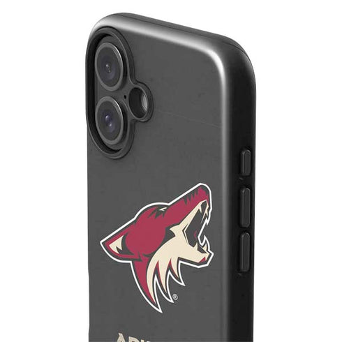 NHL Arizona Coyotes Distressed iPhone 16 Plus Impact Case