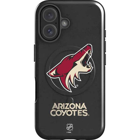 NHL Arizona Coyotes Distressed iPhone 16 Plus Magsafe Impact Case