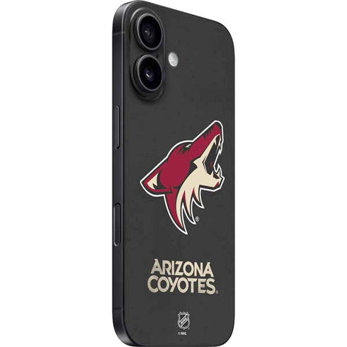 NHL Arizona Coyotes Distressed iPhone 16 Plus Skin