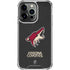 NHL Arizona Coyotes Distressed iPhone 16 Pro Clear Case
