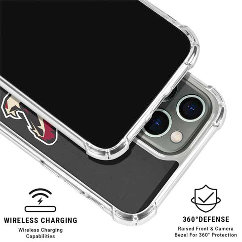 NHL Arizona Coyotes Distressed iPhone 16 Pro Clear Case