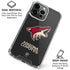 NHL Arizona Coyotes Distressed iPhone 16 Pro Max Clear Case