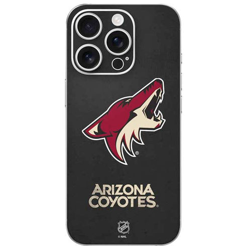 NHL Arizona Coyotes Distressed iPhone 16 Pro Skin