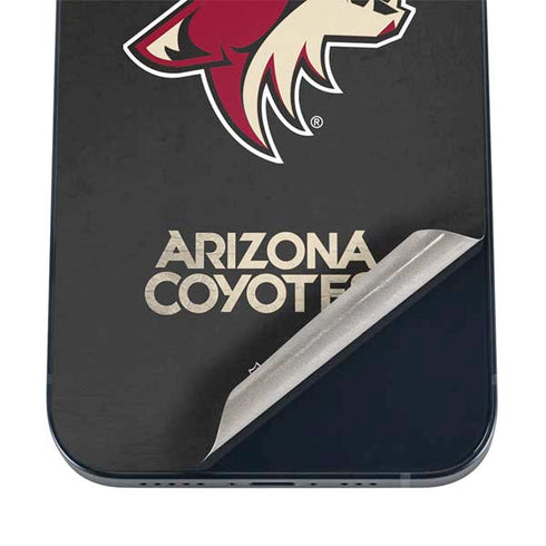 NHL Arizona Coyotes Distressed iPhone 16 Skin
