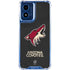 NHL Arizona Coyotes Distressed Moto G 5G (2024) Clear Case