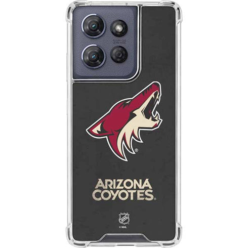 NHL Arizona Coyotes Distressed Moto G Power 5G (2025) Clear Case