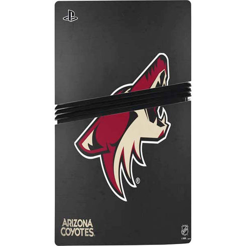 NHL Arizona Coyotes Distressed PS5 Pro Bundle Skin