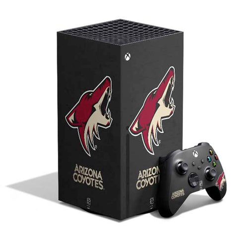 NHL Arizona Coyotes Distressed XBox Series X Digital Edition Bundle Skin