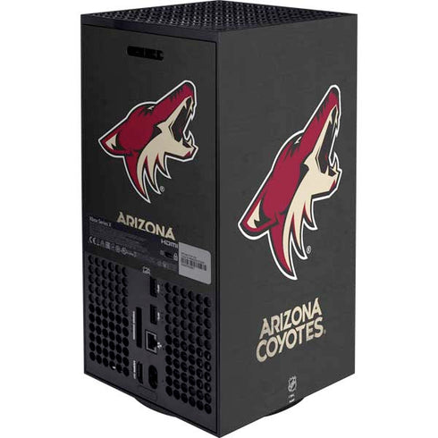 NHL Arizona Coyotes Distressed XBox Series X Digital Edition Bundle Skin