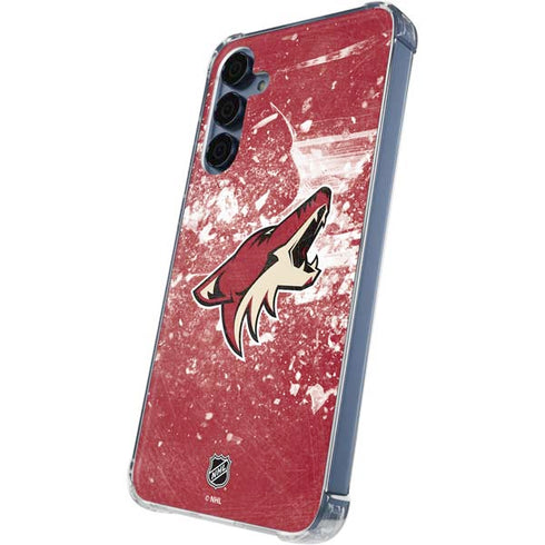 NHL Arizona Coyotes Frozen Galaxy A55 5G Clear Case