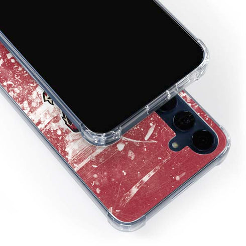 NHL Arizona Coyotes Frozen Galaxy A55 5G Clear Case