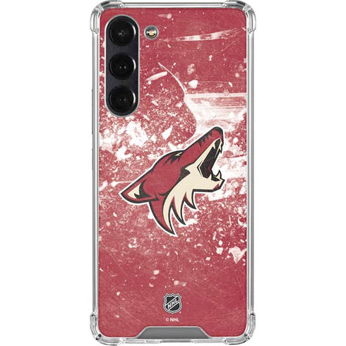 NHL Arizona Coyotes Frozen Galaxy S24 FE Clear Case