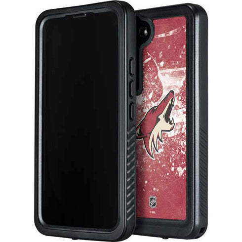 NHL Arizona Coyotes Frozen Galaxy S24 Waterproof Case