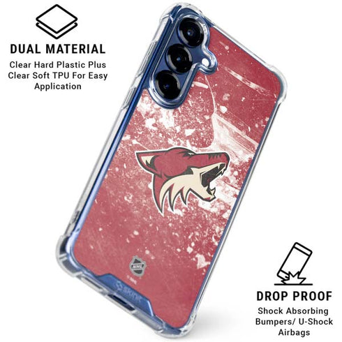 NHL Arizona Coyotes Frozen Galaxy S25 Clear Case