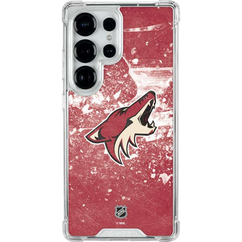 NHL Arizona Coyotes Frozen Galaxy S25 Ultra Clear Case