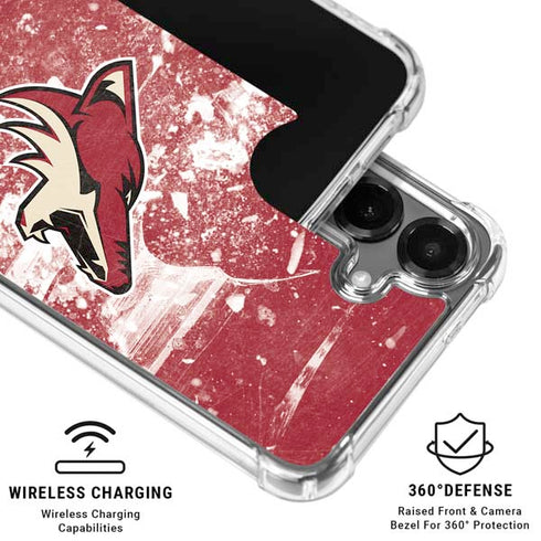 NHL Arizona Coyotes Frozen Galaxy S26 Plus Clear Case