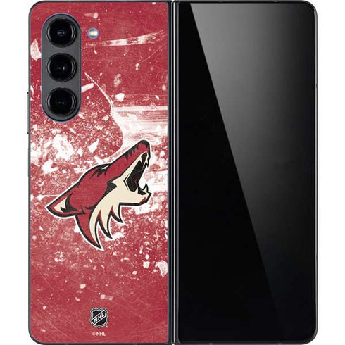 NHL Arizona Coyotes Frozen Galaxy Z Fold5 5G Skin