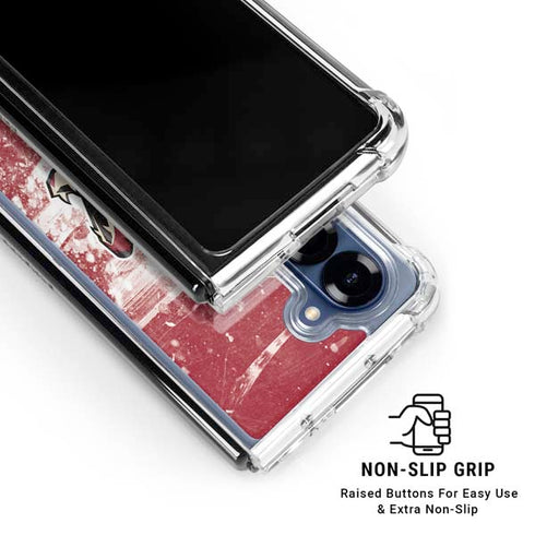 NHL Arizona Coyotes Frozen Galaxy Z Fold6 Clear Case