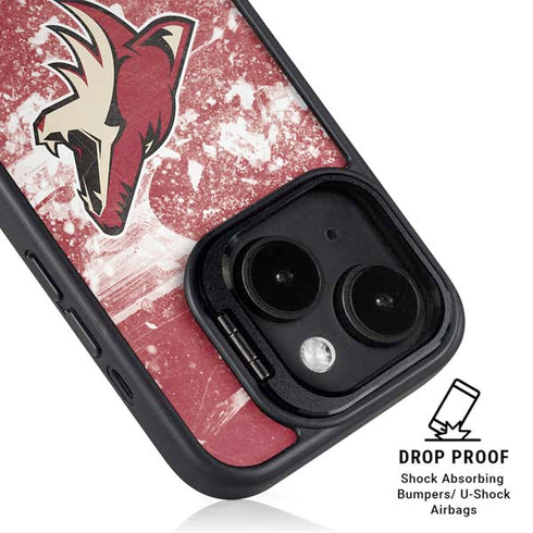 NHL Arizona Coyotes Frozen iPhone 13 Kickstand Case