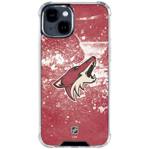 NHL Arizona Coyotes Frozen iPhone 15 Clear Case