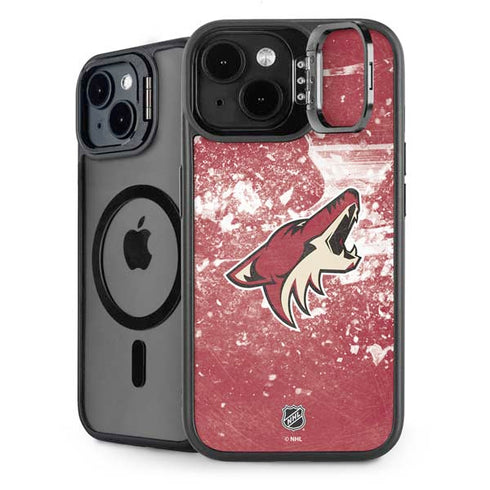 NHL Arizona Coyotes Frozen iPhone 15 Plus Kickstand Case