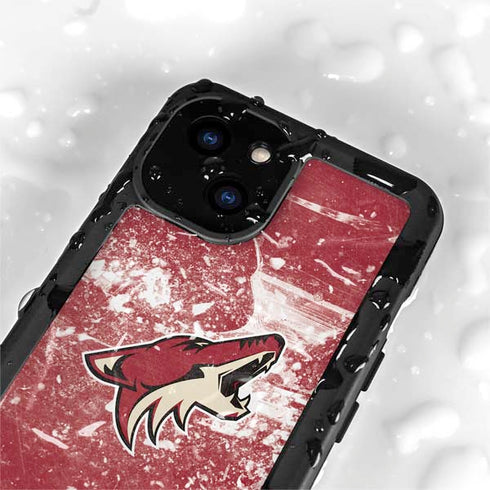 NHL Arizona Coyotes Frozen iPhone 15 Plus Waterproof Case